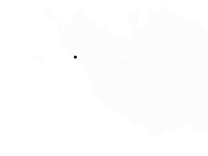 carte de vendee st hilaire de riez situation du camping